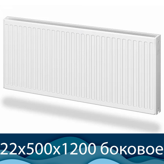 Стальной радиатор Лемакс Compact тип 22 500x1200 с боковым подключением - фото 2 - id-p125730621