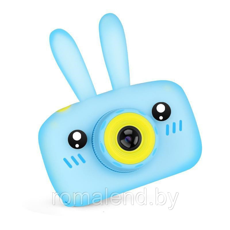 Детская цифровая камера GSMIN Fun Camera Rabbit (Розовый, голубой, желтый,белый) - фото 7 - id-p127100671