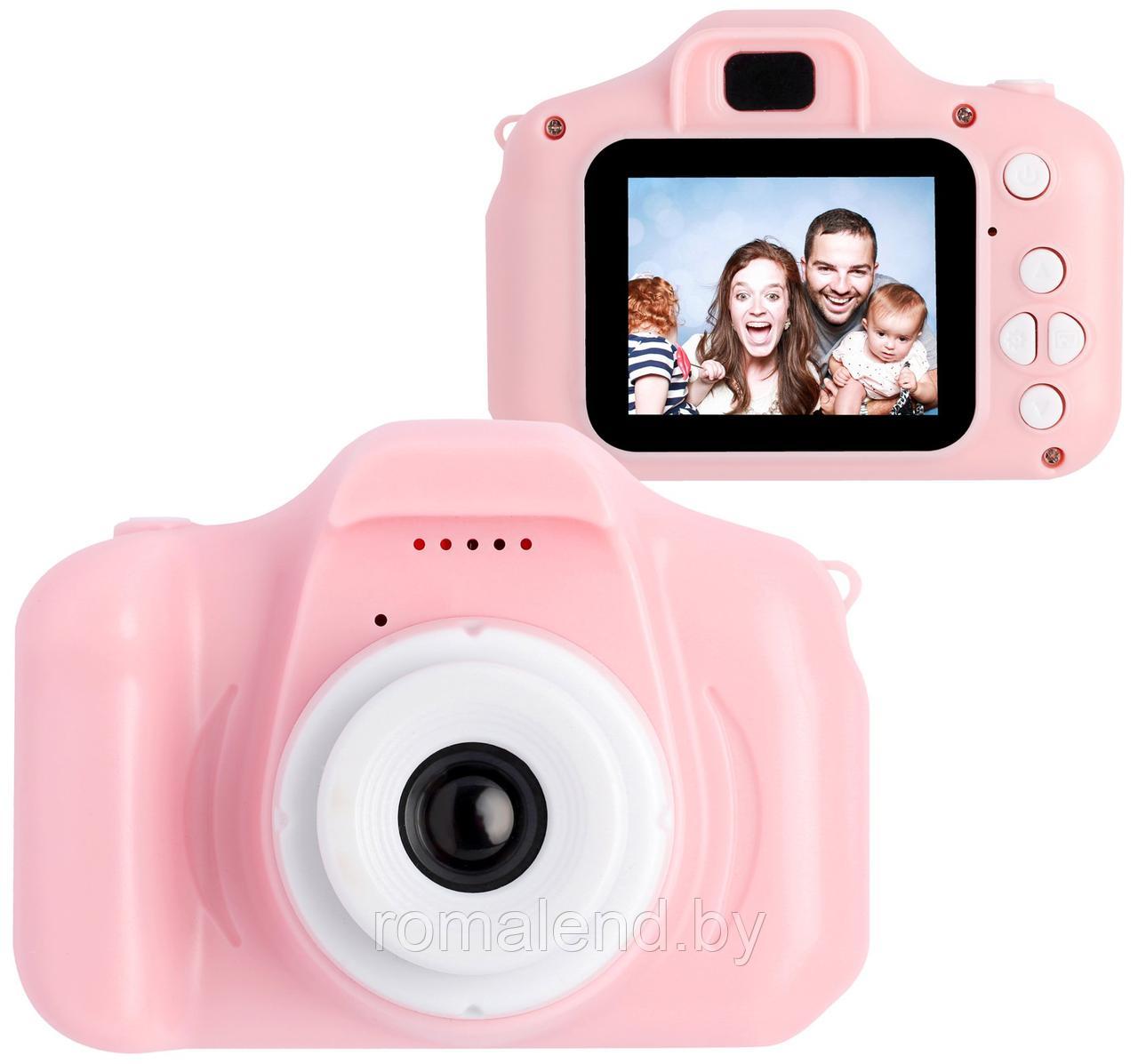 Детский фотоаппарат XOKO KVR-001 Fun Camera (Розовый, голубой, зеленый) - фото 2 - id-p127100825