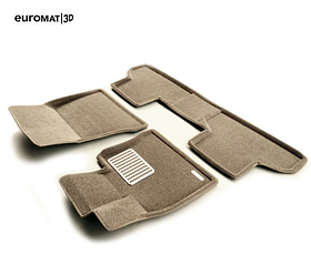 Коврики салона 3D Lux текстильные (Euro-standart) бежевые для BMW X6 (E71) (2008-2014) № EM3D-001212T