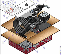 ST EX50 230V K33 / AUT 230 / 50-60-- настенный комплект для перекачки бензина с авт. пистолетом