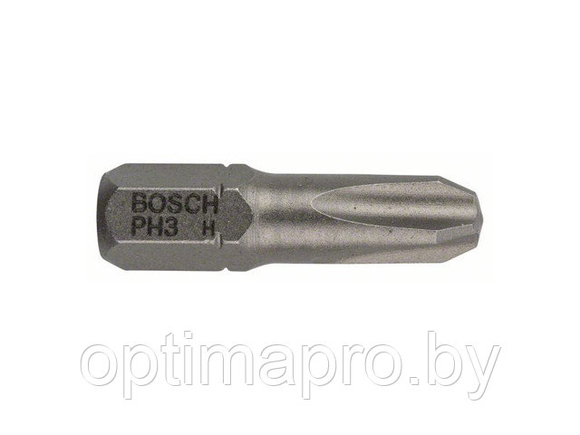 Насадка (бита) крестообразная PH3 25 мм BOSCH Extra Hart (посадочн. шестигранник 1/4 ")