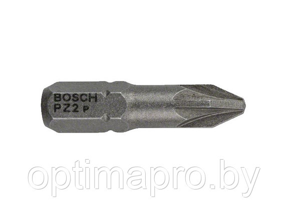 Насадка (бита) крестообразная PZ2 25 мм BOSCH Extra Hart (посадочн. шестигранник 1/4 "), фото 2