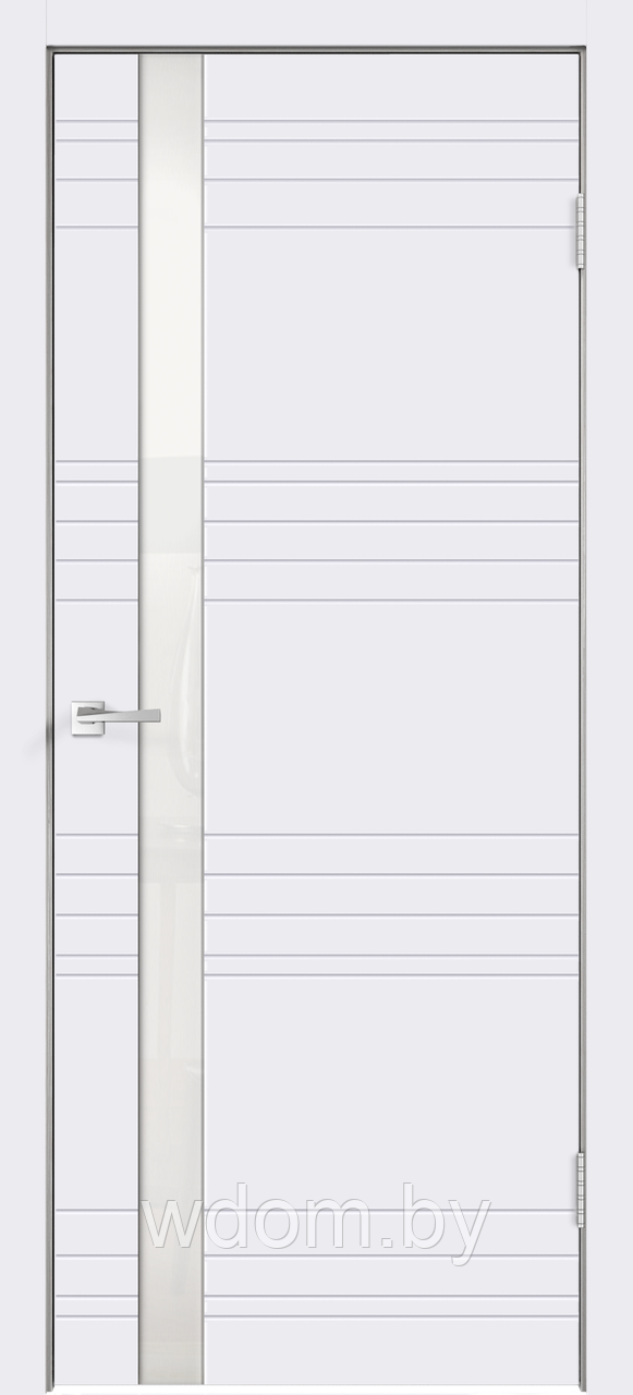 Межкомнатная дверь эмаль SCANDI N со стеклом Z1