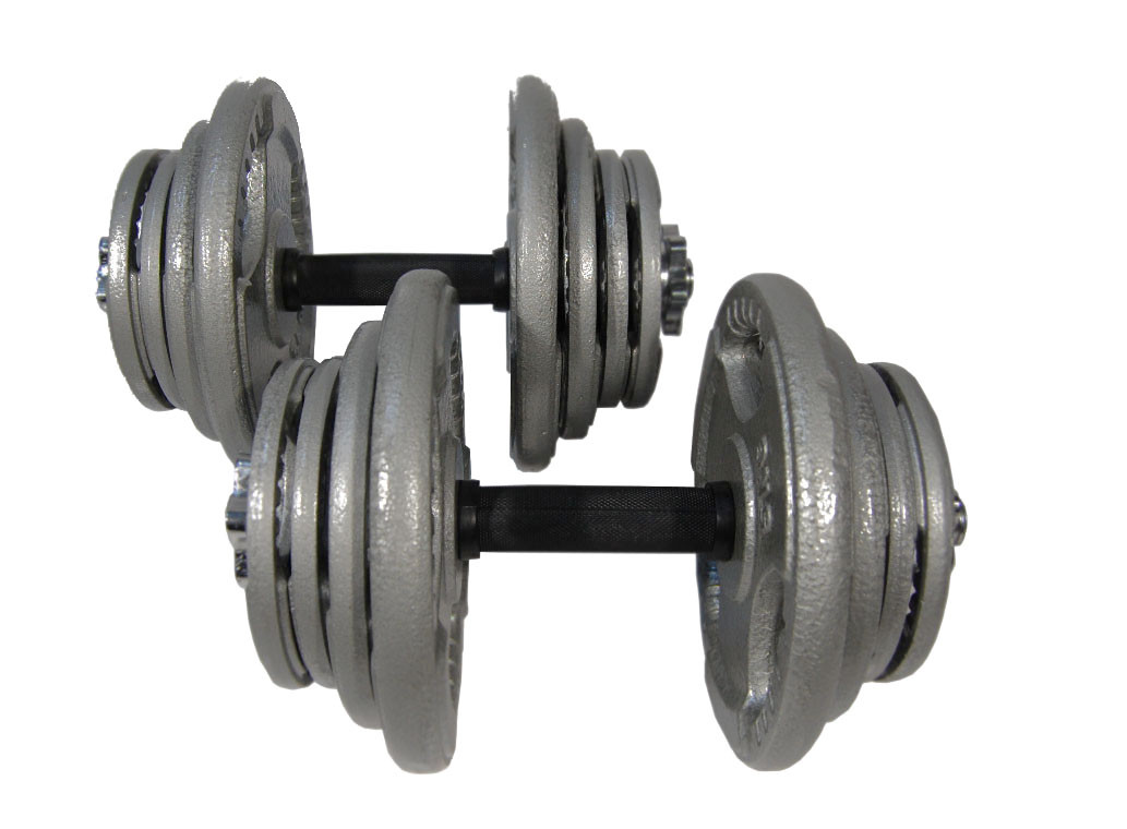 Набор гантелей металлических Хаммертон Atlas Sport 2x21,5 кг - фото 1 - id-p127168179