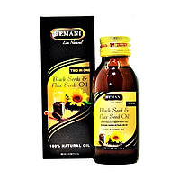 Масло Черного Тмина и Семян Льна (Black Seeds & Flax Seeds Oil), Hemani 125 мл в стекле