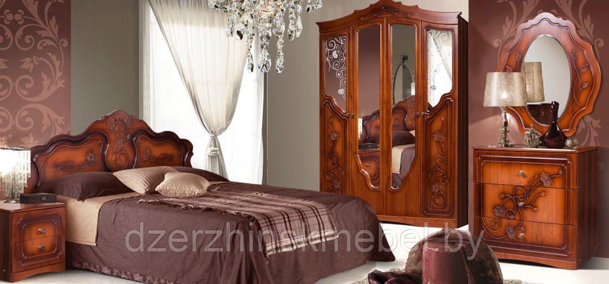 Кровать двуспальная от набора для спальни "Мелани 1" КМК 0434.6-01.1 Производитель Калинковичский МК - фото 3 - id-p127177091
