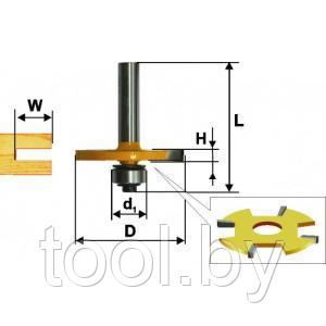 ФРЕЗА КРОМОЧНАЯ ФАЛЬЦЕВАЯ Ф50,8Х6ММ ХВ 8ММ 10565 - фото 1 - id-p127193242