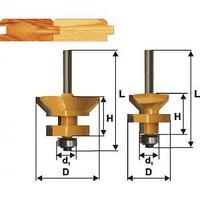 Набор фрез д/изг вагонки ф50х30мм хв 8мм 2шт 10607