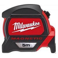 Рулетка Magnetic Tape Premium 5м/ширина 27мм (1шт), MILWAUKEE, 48227305