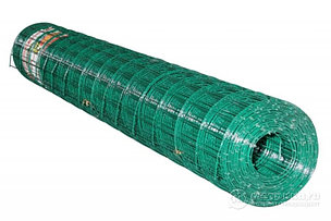Сетка сварная оцинкованная с ПВХ полимерным покрытием Europlast 100*50 , d 2.2 мм высота 1*25 м, фото 2