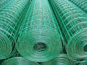 Сетка сварная оцинкованная с ПВХ полимерным покрытием Promoplast 100*75 , d 2.2 мм высота 1,5*25 м, фото 2