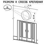 Рекламная вывеска с LED подсветкой односторонняя круглая 24 часа 50 см, фото 4