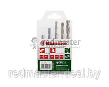 Набор сверел Hammer Flex 202-912 DR set No12 HEX (5pcs) 5-8mm металл\камень, 5шт. Hammer 202-912