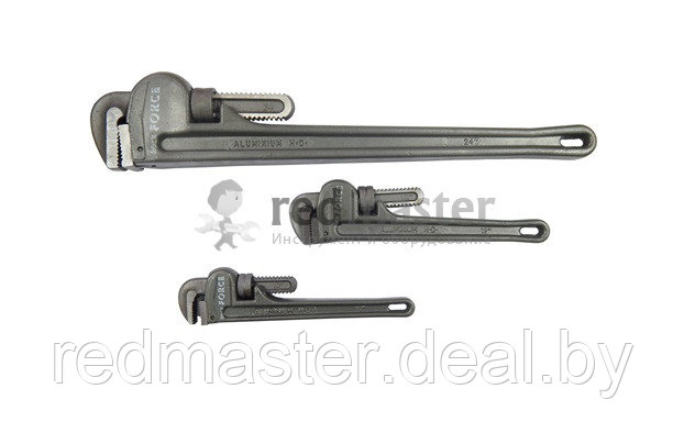 Ключ трубный с алюминиевой рукояткой 10" Rock FORCE RF-68410 - фото 1 - id-p127236442