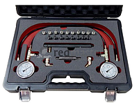 Тестер давления в тормозной системе в комплекте с резьбовыми адаптерами-переходниками Forsage F-04B4055D