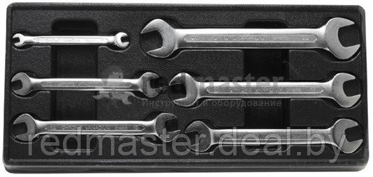 Набор ключей рожковых (6-22мм)6 пр, в лотке Partner PA-T5061(т)