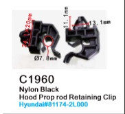 Клипса для крепления внутренней обшивки а/м Хендай пластиковая (100шт/уп.) Forsage C1960(Hyundai)