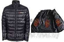 Куртка болоньевая с электроподогревом (р.46-48, черная) Forsage TNF-14(M)