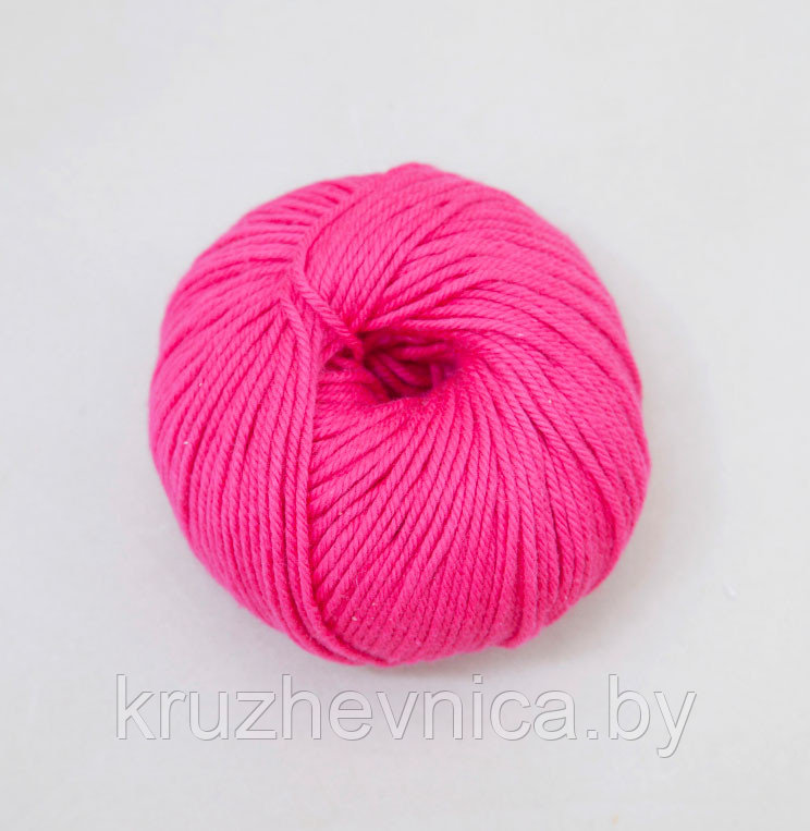 Пряжа Debbie Bliss Cotton DK Цвет: 58 Fuchsia (100% Хлопок, 84м/50г)