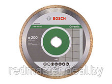 Алмазный круг 200х25.4 mm по керамике сплошной STANDARD FOR CERAMIC BOSCH 2608602537