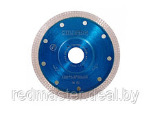 Алмазный круг 125х22 mm по керамике сплошнойультратонкий Turbo (1.22mm) HILBERG HM402