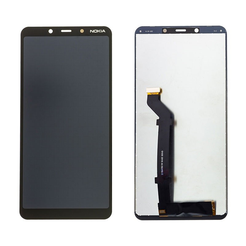 Дисплей (экран) для Nokia 3.1 Plus c тачскрином, черный - фото 1 - id-p61488948