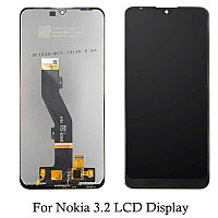 Дисплей (экран) для Nokia 3.2 c тачскрином, черный