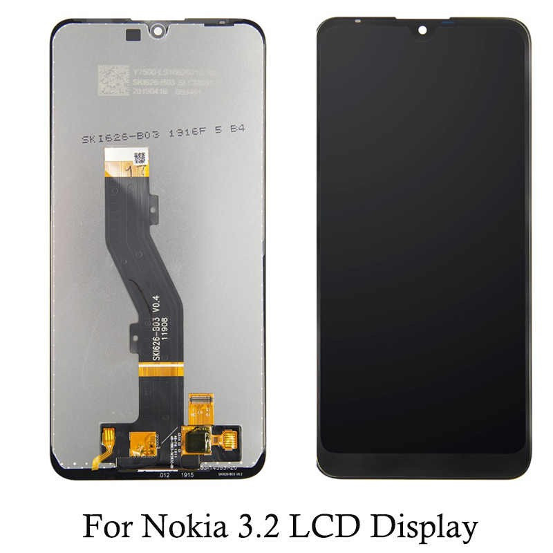 Дисплей (экран) для Nokia 3.2 c тачскрином, черный - фото 1 - id-p61488979