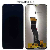 Дисплей (экран) для Nokia 4.2 c тачскрином, черный