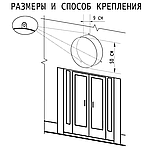 Рекламная вывеска односторонняя с LED подсветкой круглая Зоомагазин 50 см, фото 2