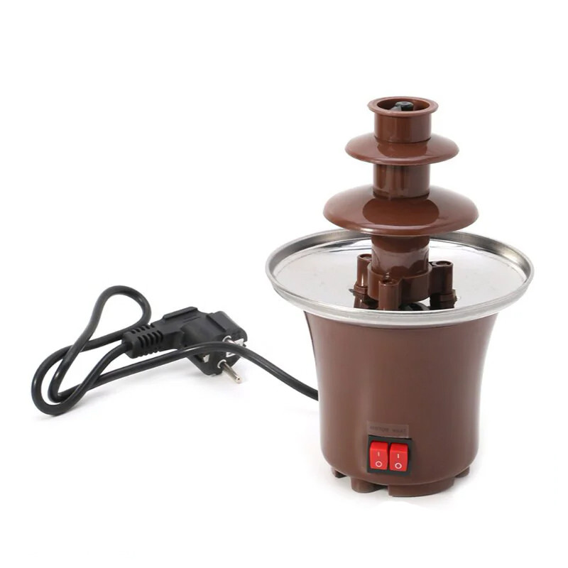 Мини Шоколадный фонтан Mini Chocolate Fondue Fontaine - фото 7 - id-p95001280