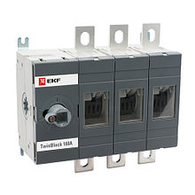 Рубильник 160A 3P без рукоятки управления
TwinBlock EKF PROxima