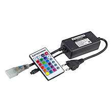 Контроллер для гибкого неона RGB LS001 220V 5050
с ПДУ (ИК) IP20