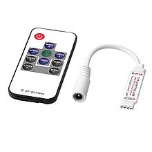 Контроллер для светодиодных лент C-RF-001
RF RGB Remote mini