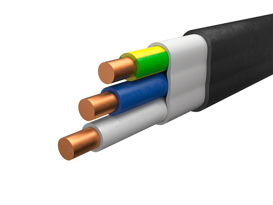 Кабель ВВГнг-LS 3х2,5 п (Экокабель)