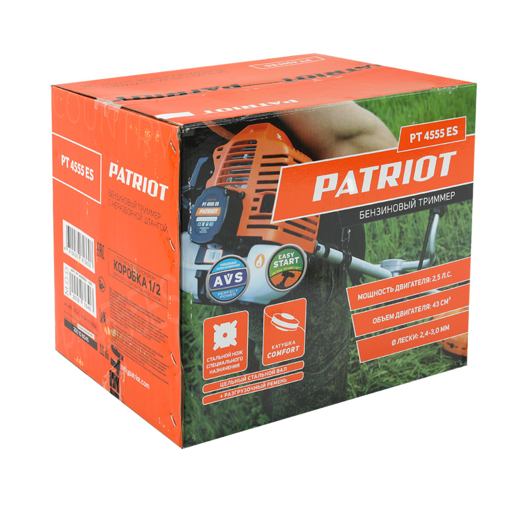 Бензиновый триммер Patriot PT 4555ES Country - фото 7 - id-p120677884