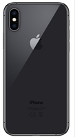 Задняя крышка для Apple iPhone XS Max (широкое отверстие под камеру), черная