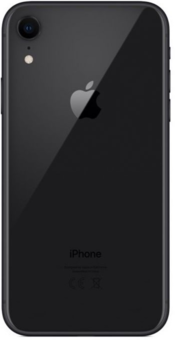 Задняя крышка для Apple iPhone XR (широкое отверстие под камеру), черная - фото 1 - id-p127296602