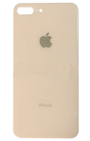 Задняя крышка для Apple iPhone 8G Plus + кольцо камеры со стеклом, золотая