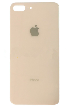 Задняя крышка для Apple iPhone 8G Plus + кольцо камеры со стеклом, золотая - фото 1 - id-p122931439