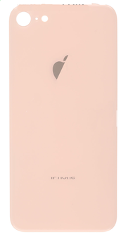 Задняя крышка для Apple iPhone 8G + кольцо камеры со стеклом, золотая - фото 1 - id-p87192775
