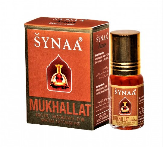 Индийские масляные духи Мухаллат Synaa Mukhallat, 3мл – цветы и восточные пряности