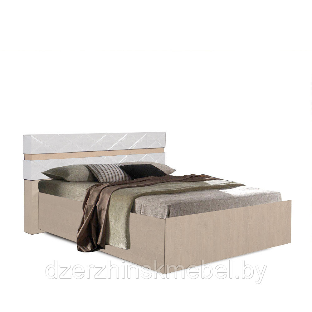 Кровать двуспальная от набора мебели для жилой комнаты "Монако " КМК 0673.3 Производитель Калинковичский МК