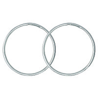 Серьги-колечки (диаметр: 25 мм)