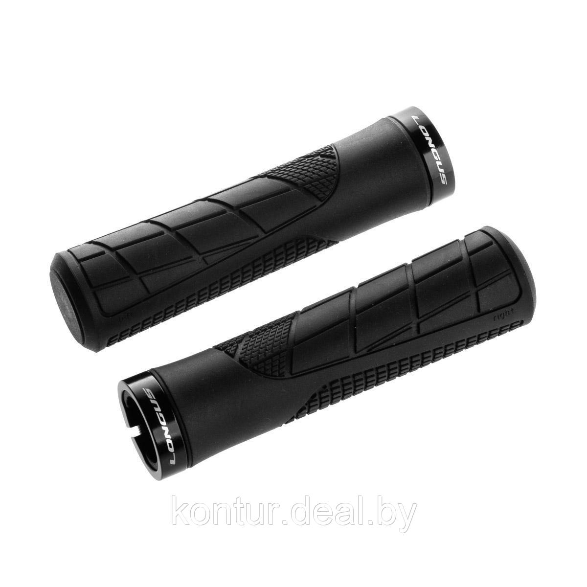 Ручки руля LONGUS, GROSS, черные, с замком - фото 1 - id-p127308769