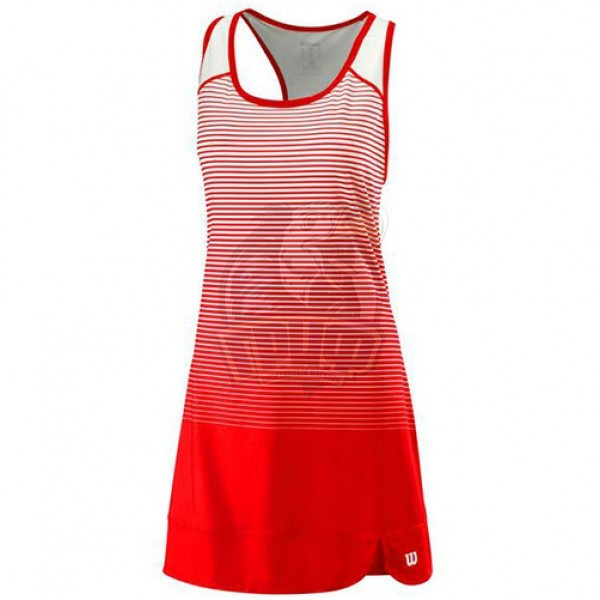 Платье спортивное женское Wilson Team Match Dress Women (красный/белый) (арт. WRA781702) - фото 1 - id-p127309735