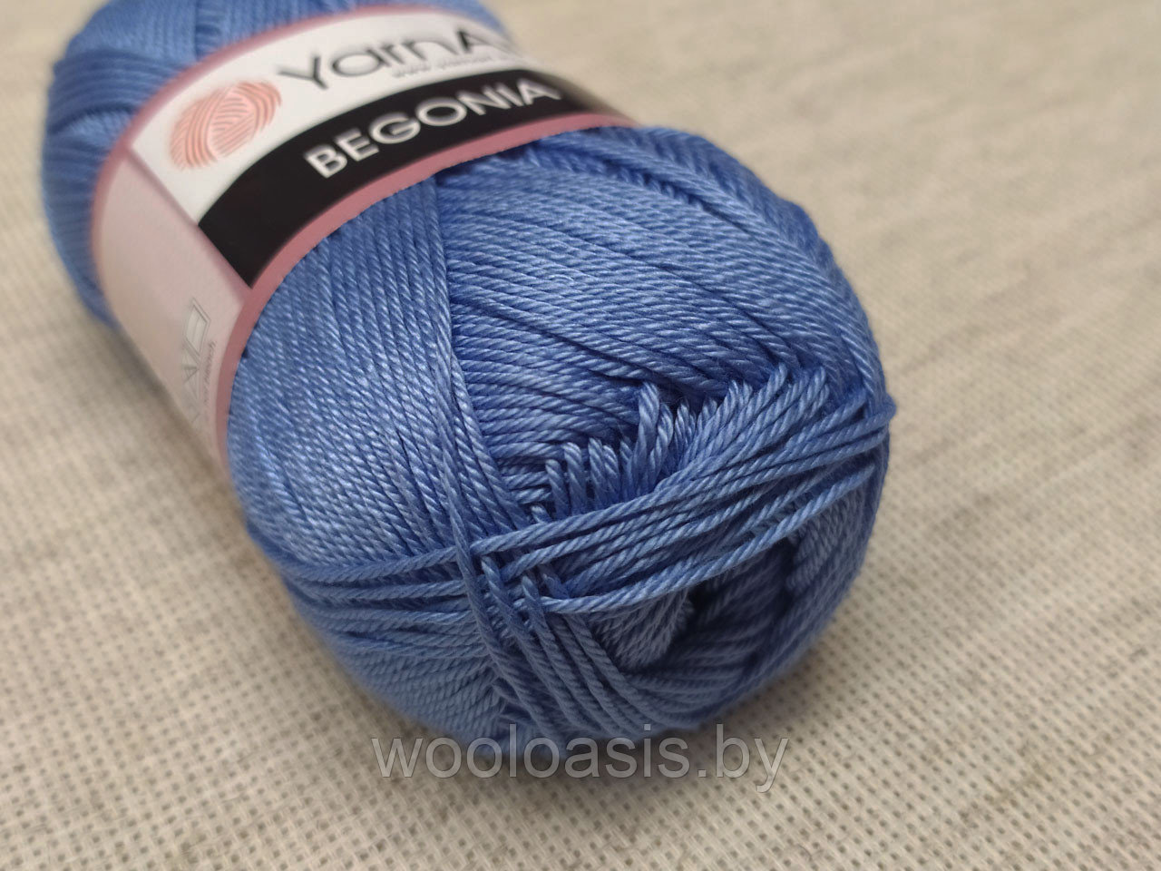 Пряжа YarnArt Begonia, Ярнарт Бегония, турецкая, 100% хлопок, летняя, для ручного вязания (цвет 5351) - фото 2 - id-p127332398