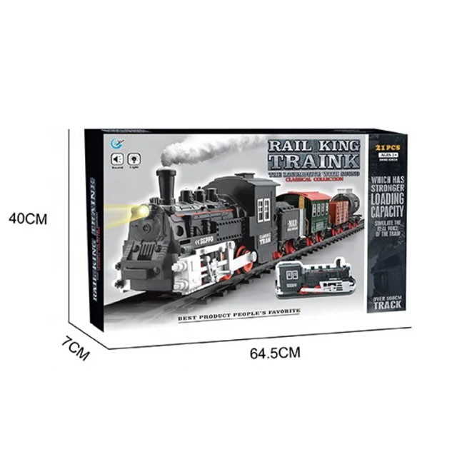 Игровой набор Железная дорога с дымом 560 см GY801-2 - фото 3 - id-p127332847