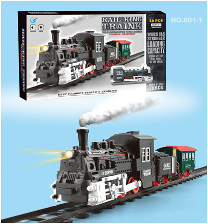 Игровой набор Железная дорога с дымом 415 см GY801-1 - фото 1 - id-p127332858